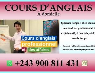 COURS D'ANGLAIS À DOMICILE